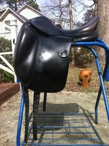 17.0 in seat dressage saddle