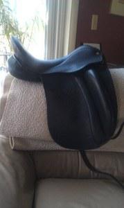 Custom Saddlery dressage saddle for sale