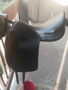 medium wide tree dressage saddle