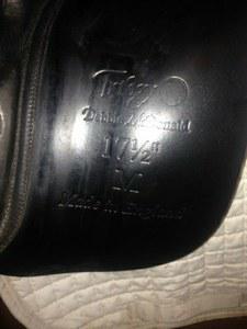 17.5 in seat dressage saddle