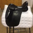 Black country dressage saddle for sale