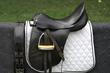 17.0 in seat County competitor dressage saddle for sale